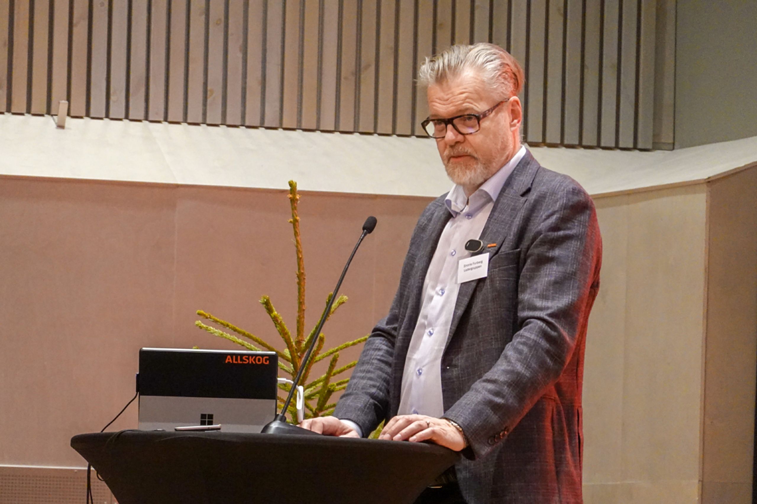 Administrerende direktør i All Skog Snorre Furberg kunne presentere gode tall for skogeierlagene.