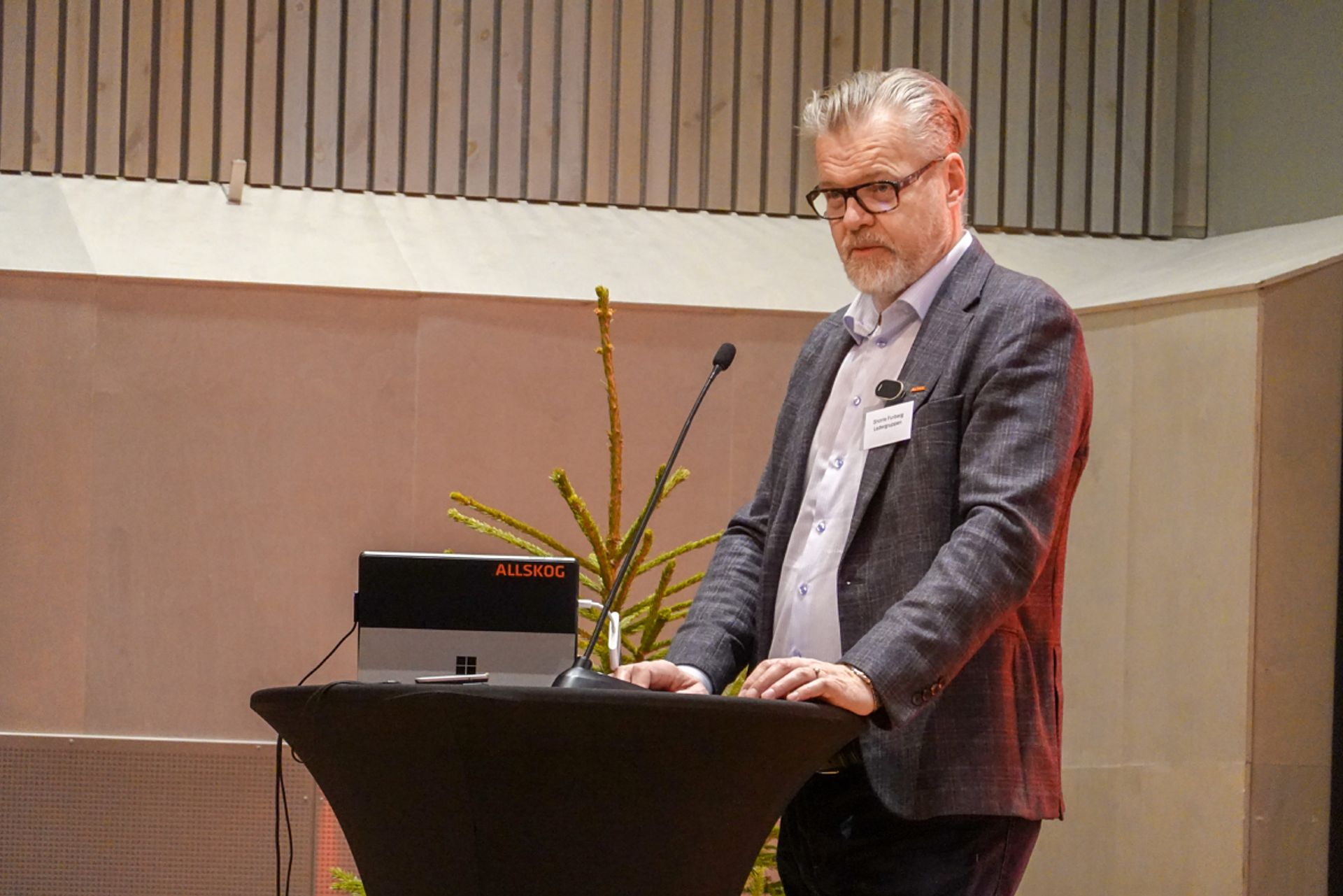 Administrerende direktør i All Skog Snorre Furberg kunne presentere gode tall for skogeierlagene.