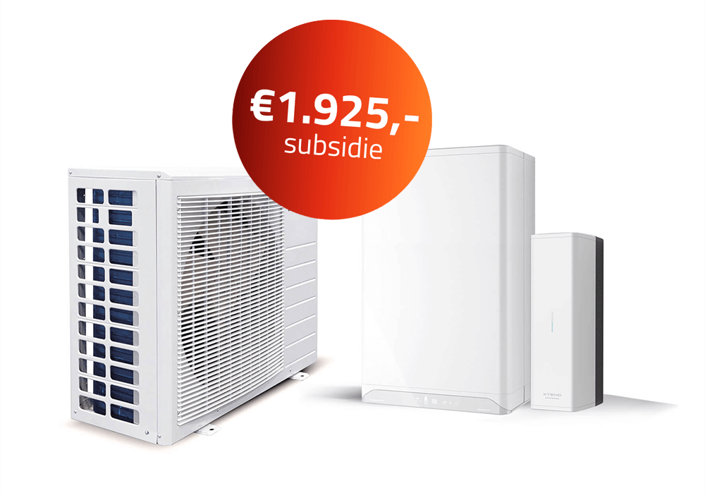 Najaar 2025 Actieprijzen - Intergas Xtend Cool Grey 5kW Hybride Warmtepomp