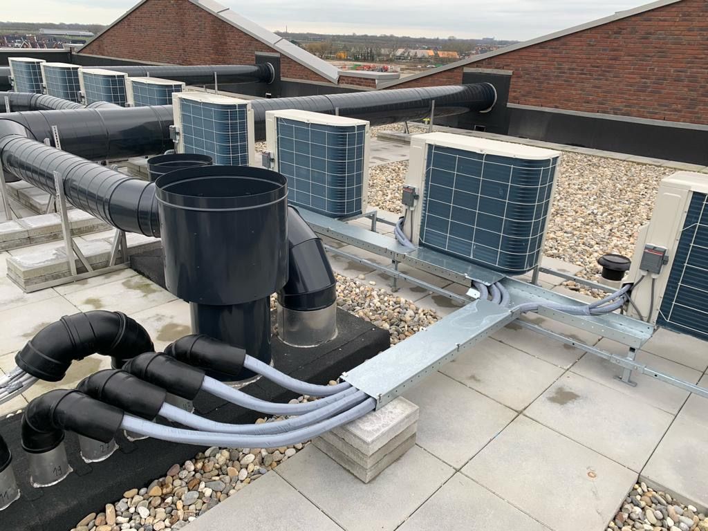 Zakelijk project: 45 + 6 appartementen – Warmtepompinstallatie Culemborg