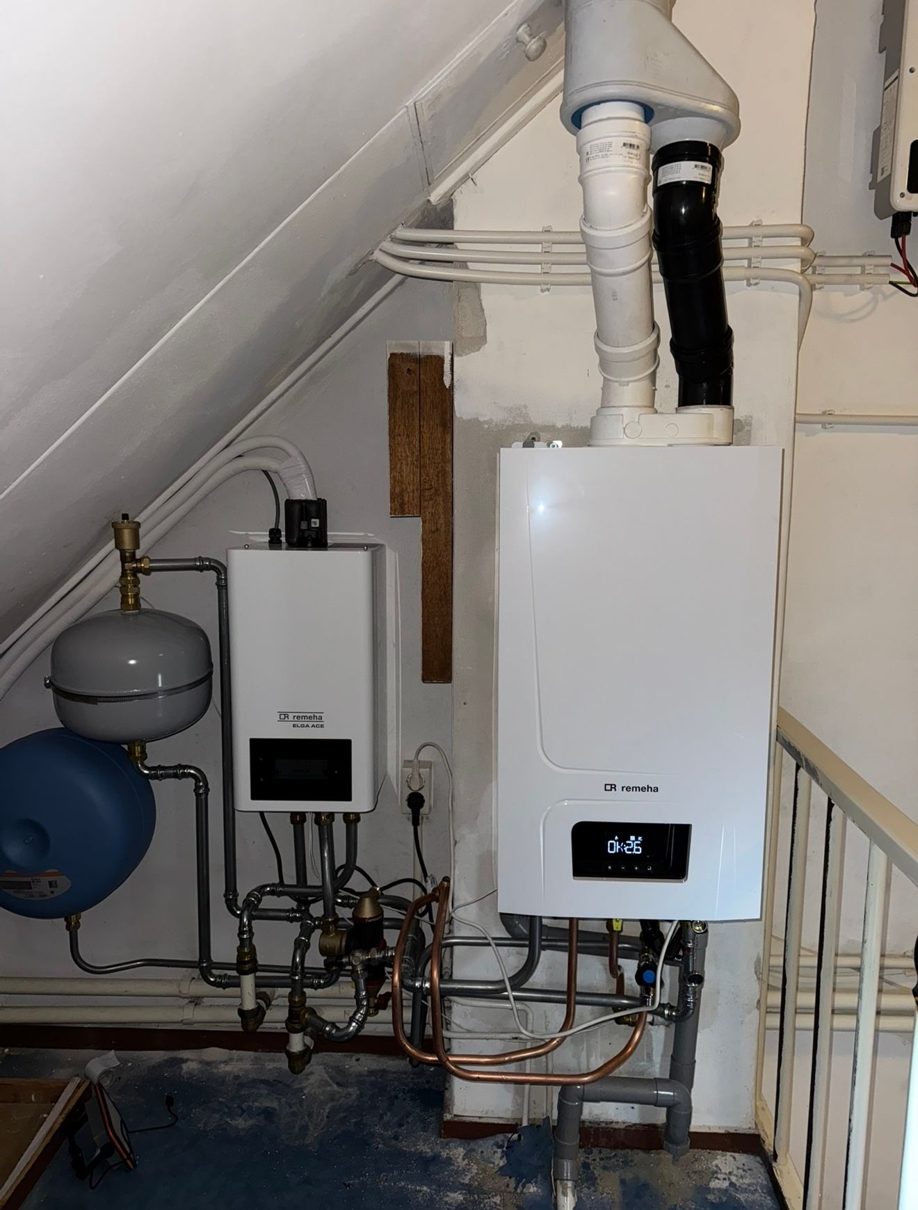 Najaar 2025 Actieprijzen - Remeha Elga Ace Hybride warmtepomp