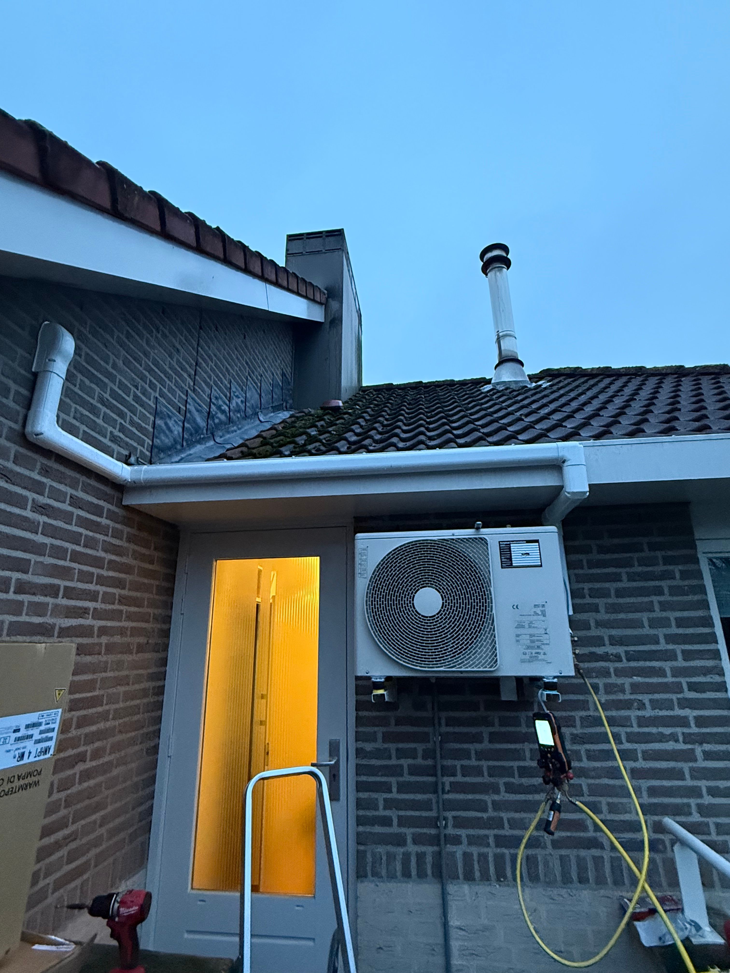 Warmtepomp installatie