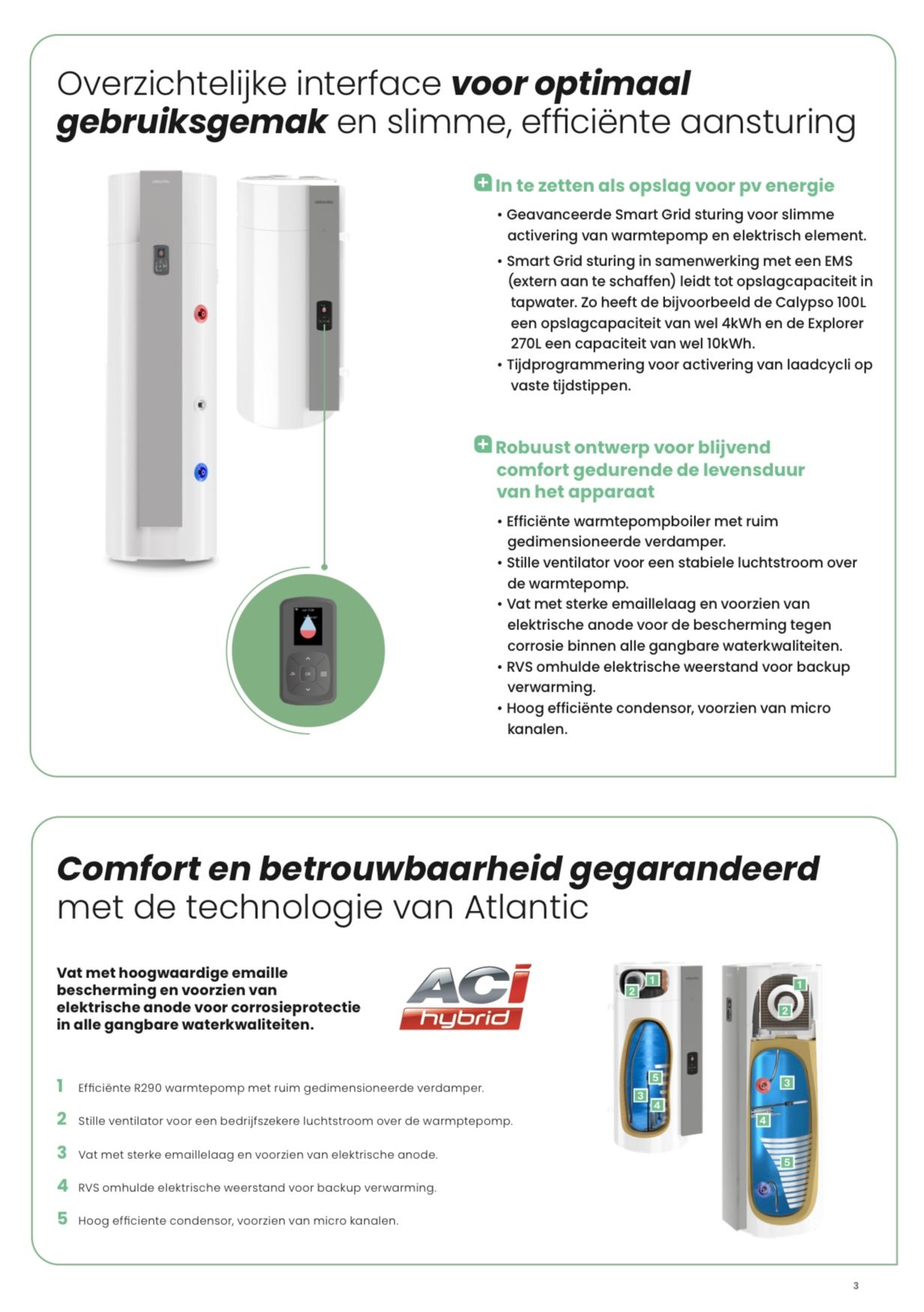 Atlantic Explorer Warmtepompboiler V5 270L