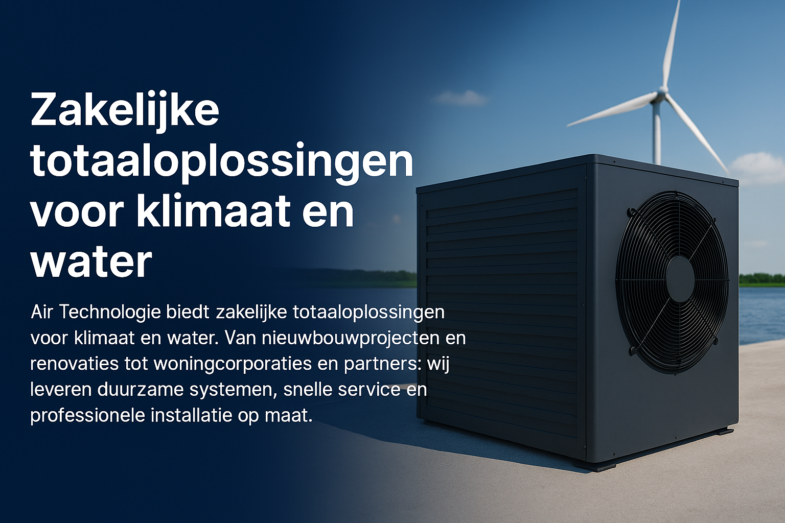 Warmtepomp installatie