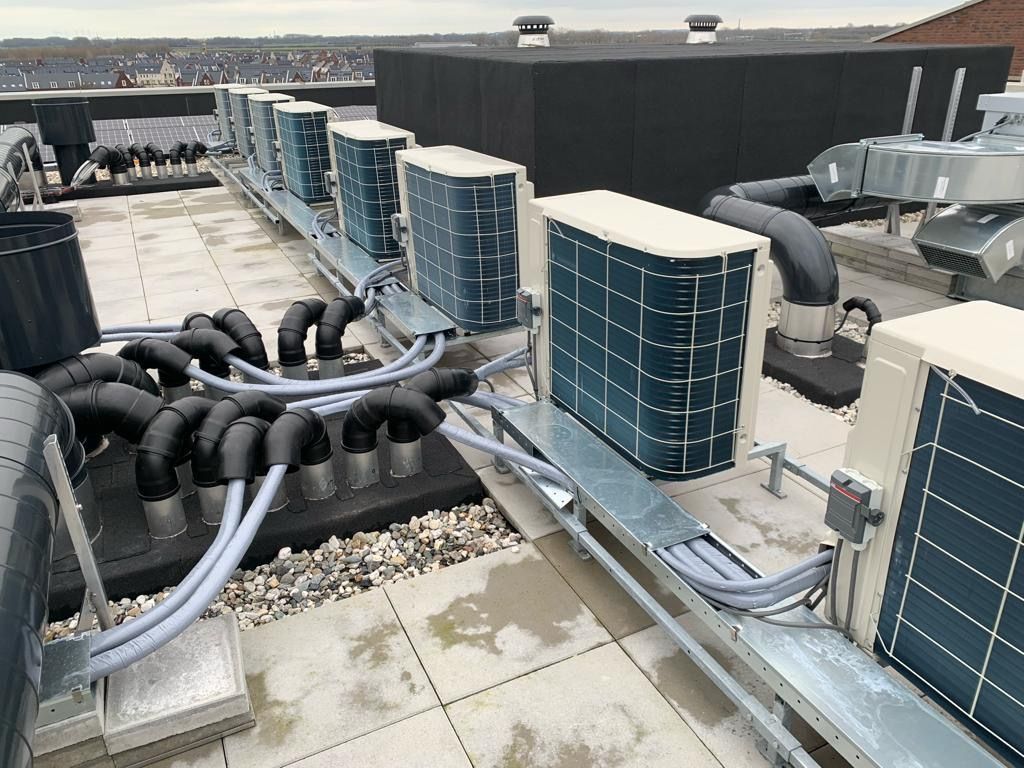 Zakelijk project: 45 + 6 appartementen – Warmtepompinstallatie Culemborg