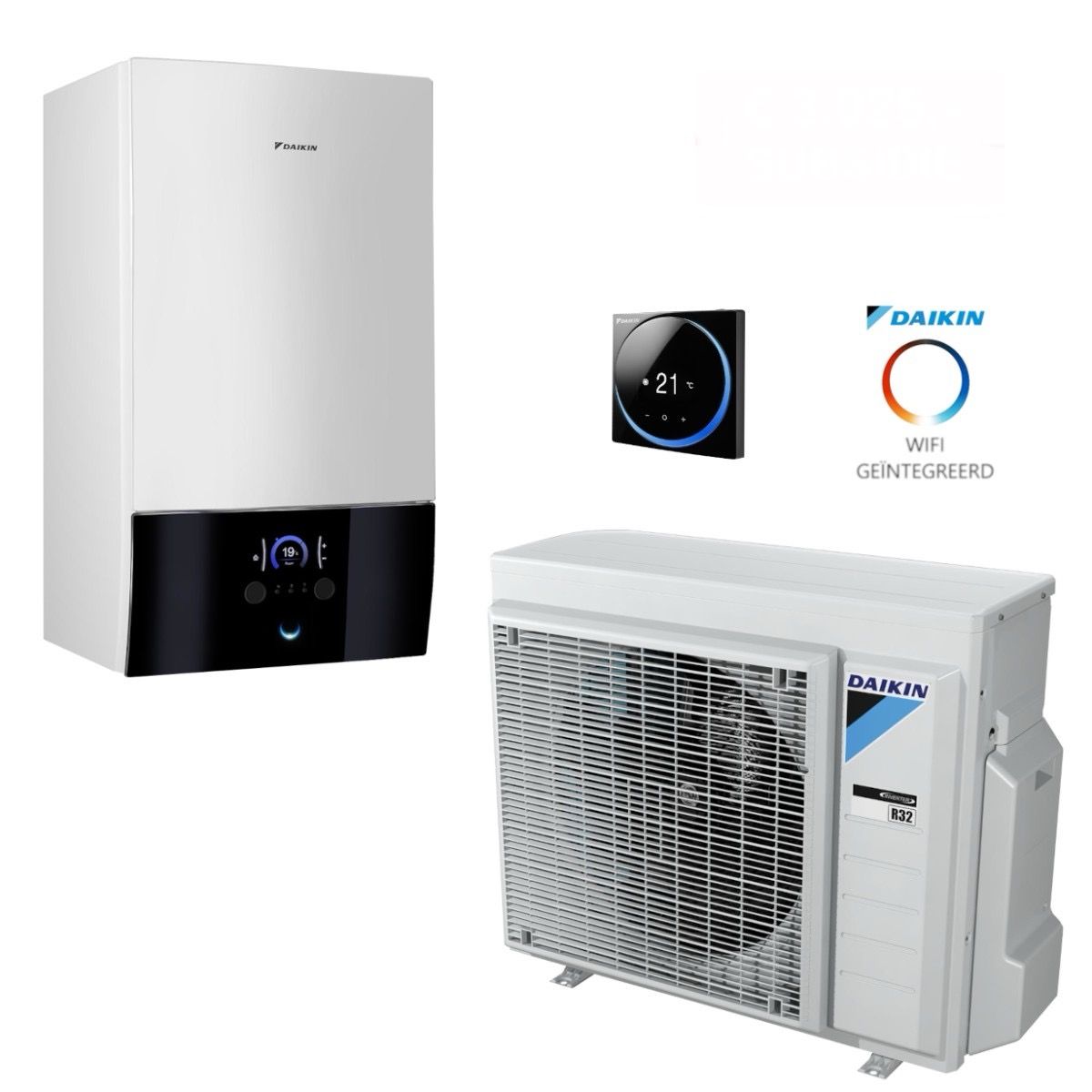 Daikin Altherma 3 R/W 8 kW all-electric warmtepomp