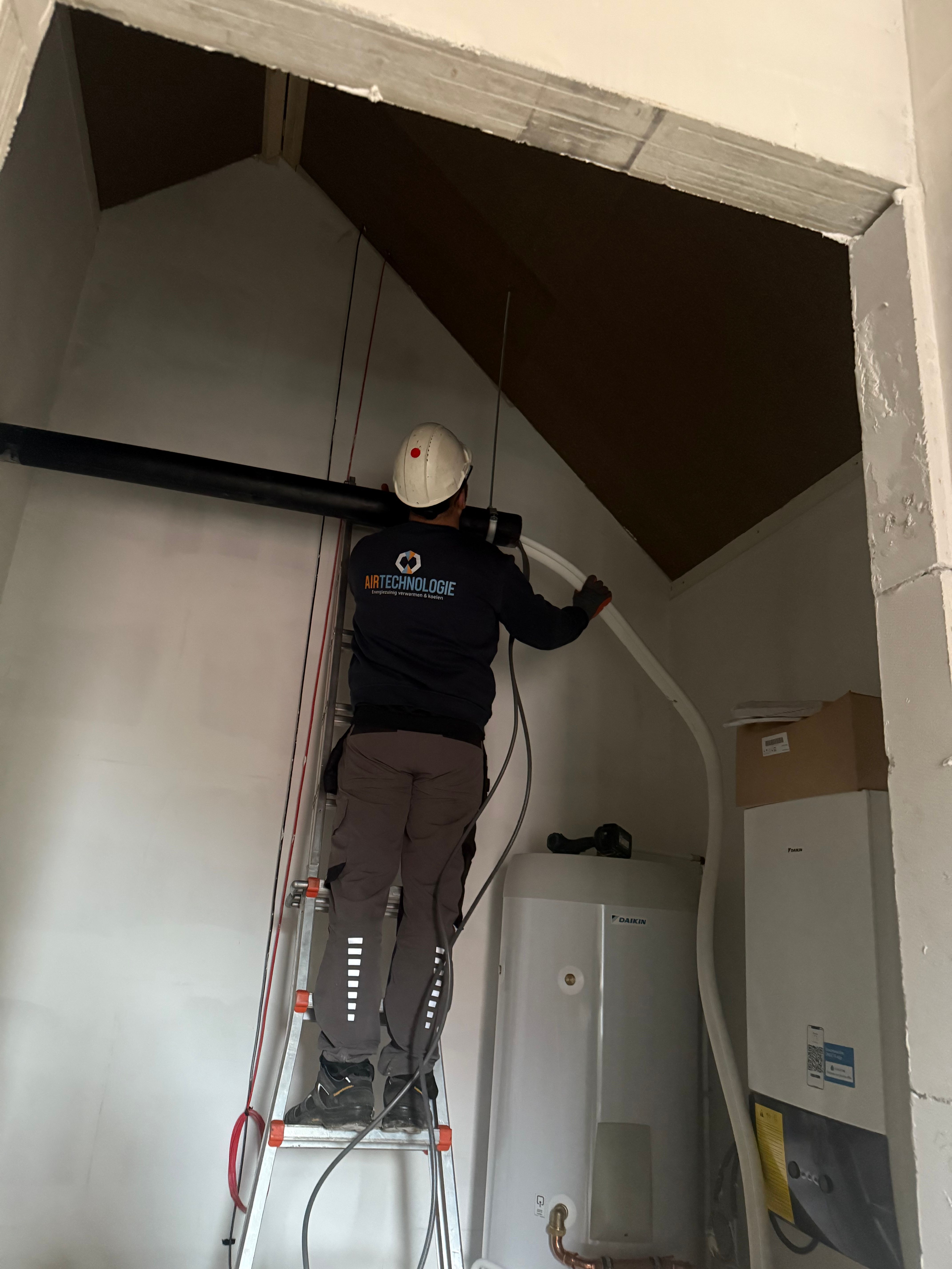 Warmtepomp installatie