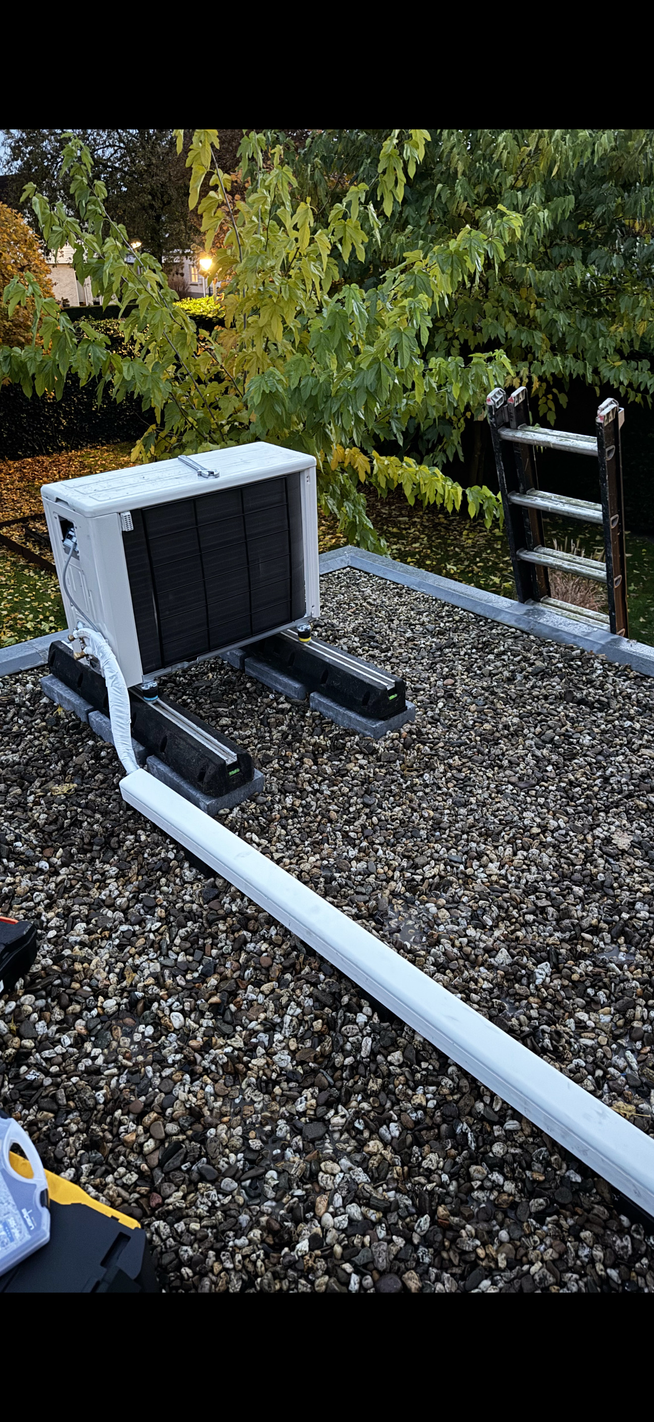 Warmtepomp installatie