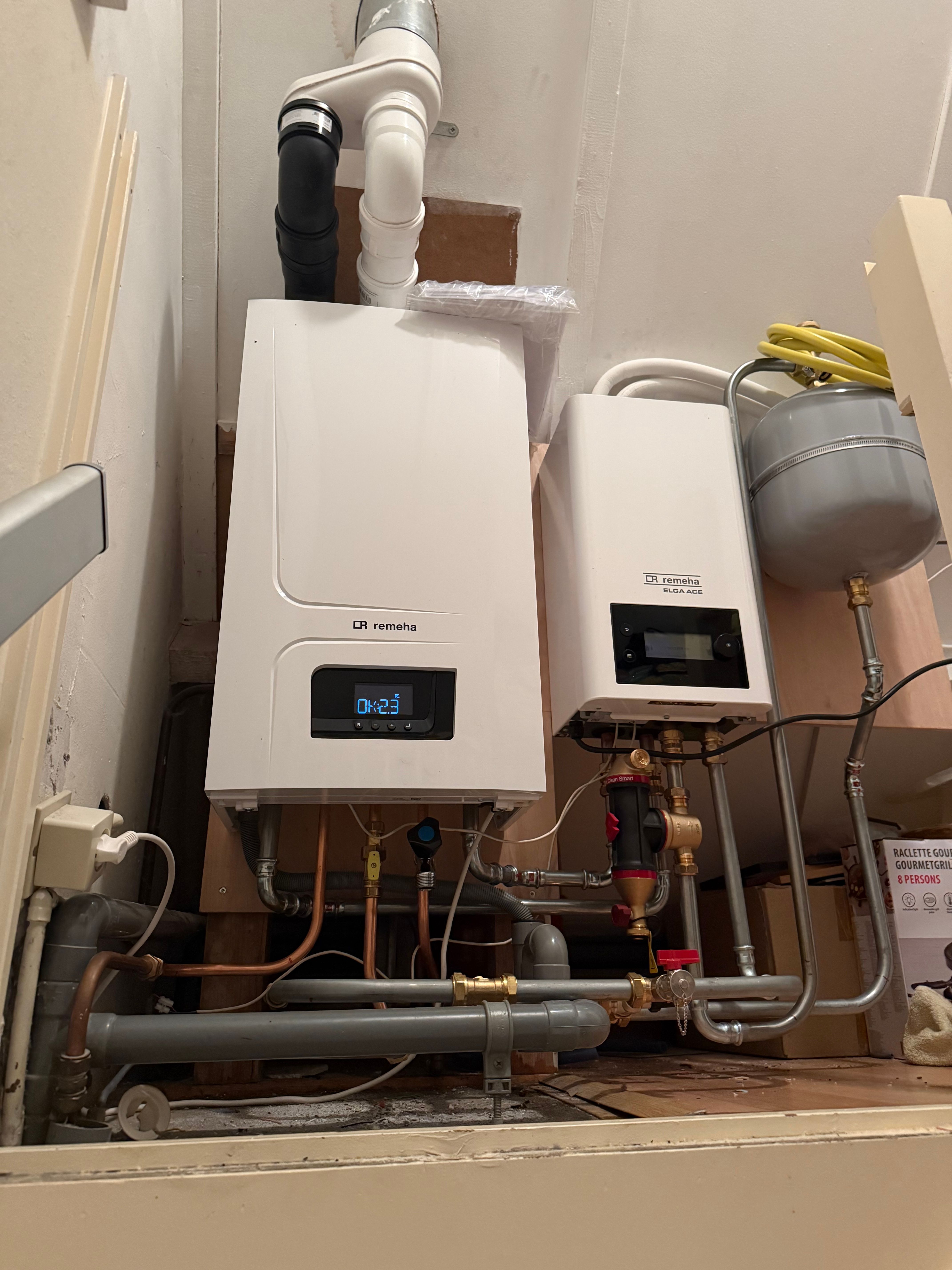 Warmtepomp installatie