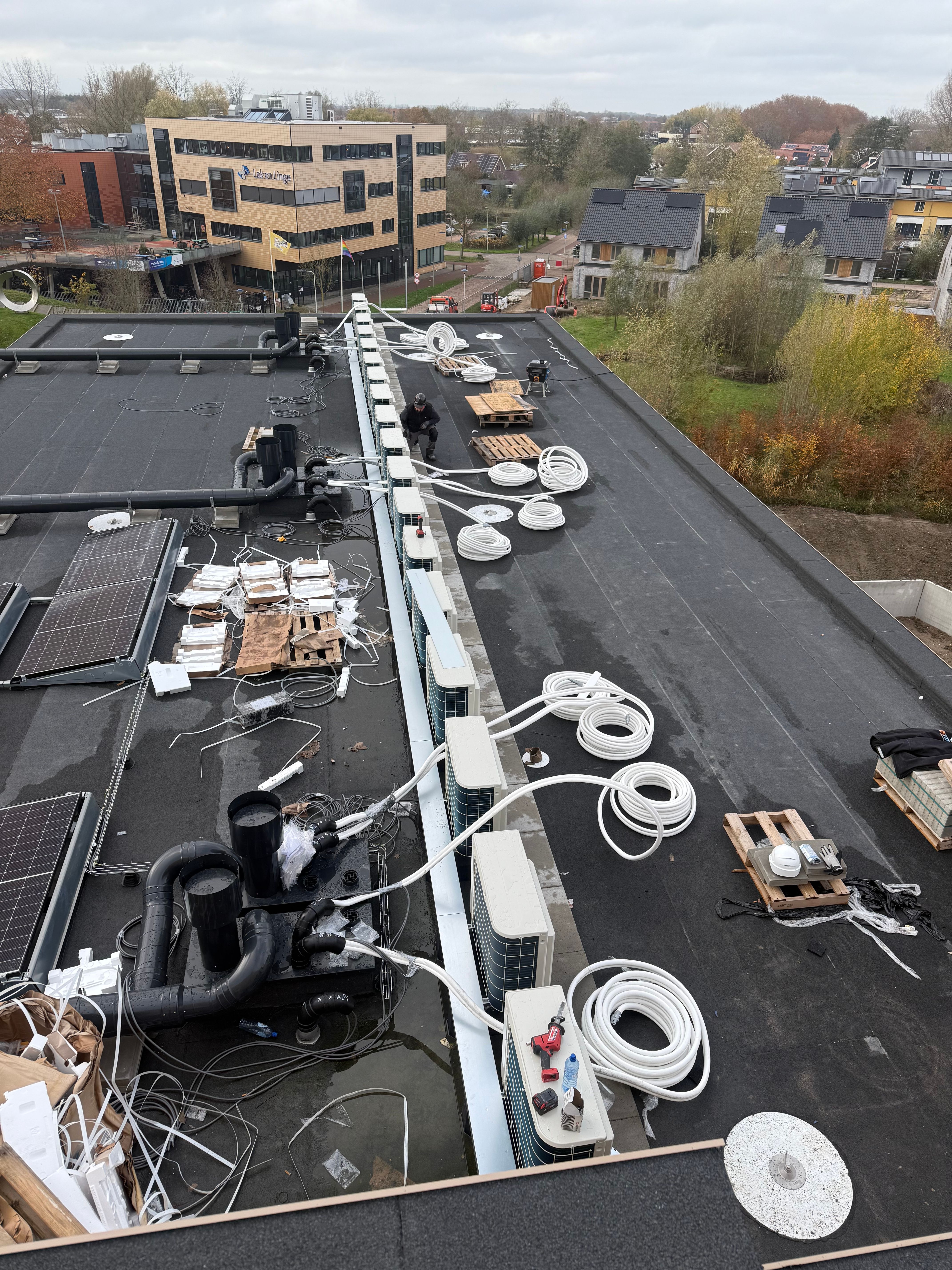 Zakelijk project: 45 + 6 appartementen – Warmtepompinstallatie Culemborg