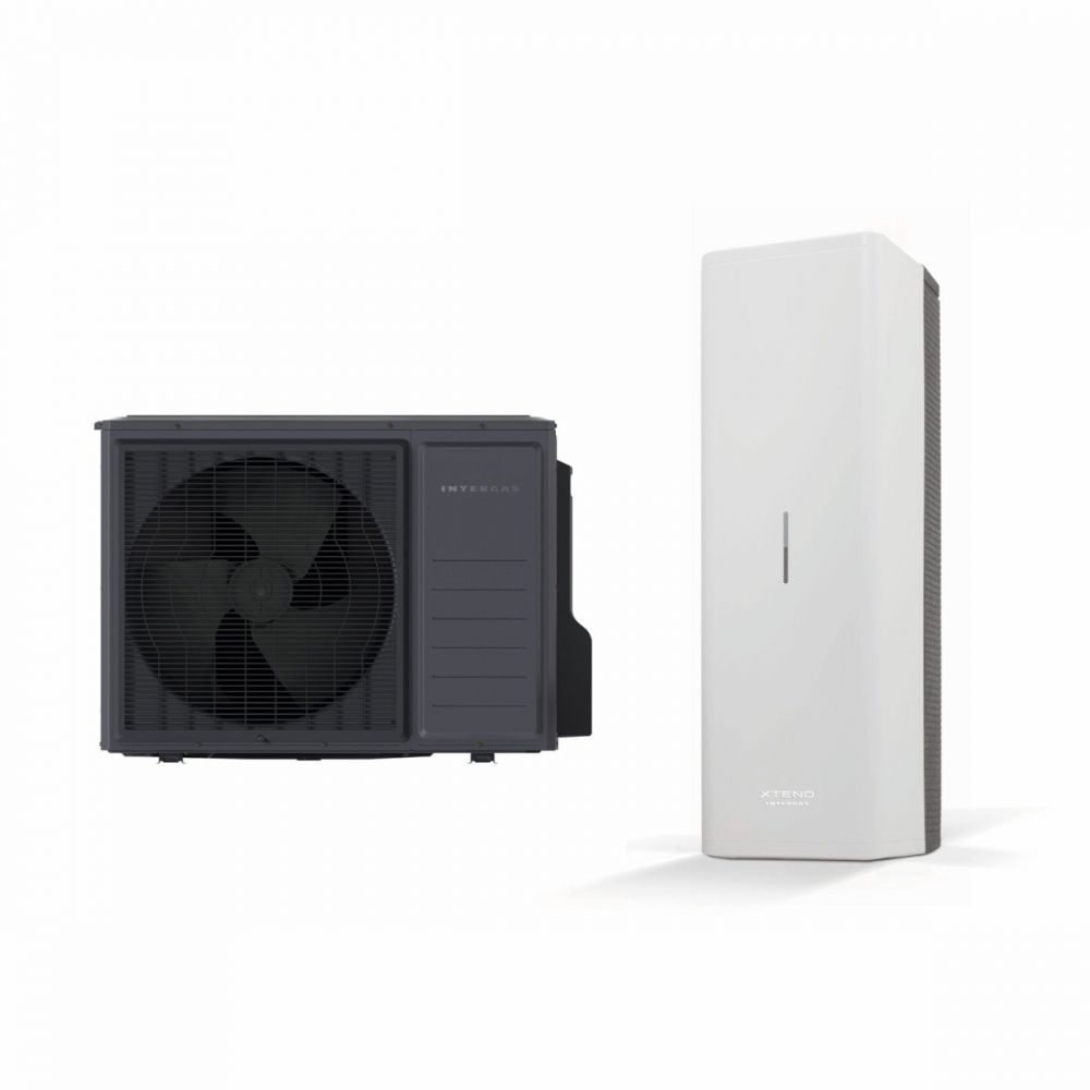 Najaar 2025 Actieprijzen - Intergas Xtend Cool Grey 5kW Hybride Warmtepomp