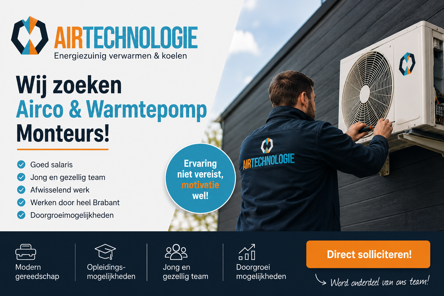 Warmtepomp installatie
