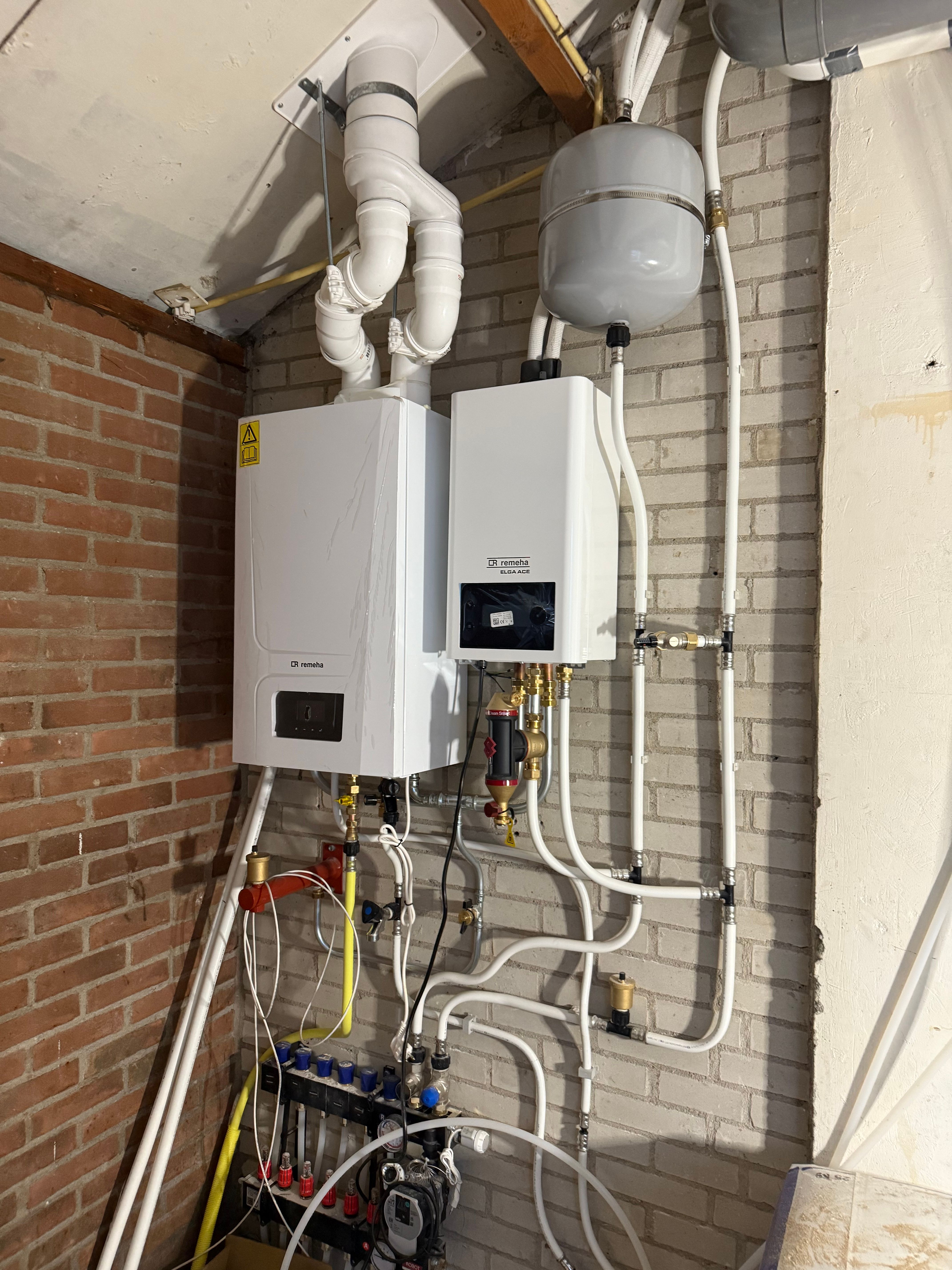 Warmtepomp installatie