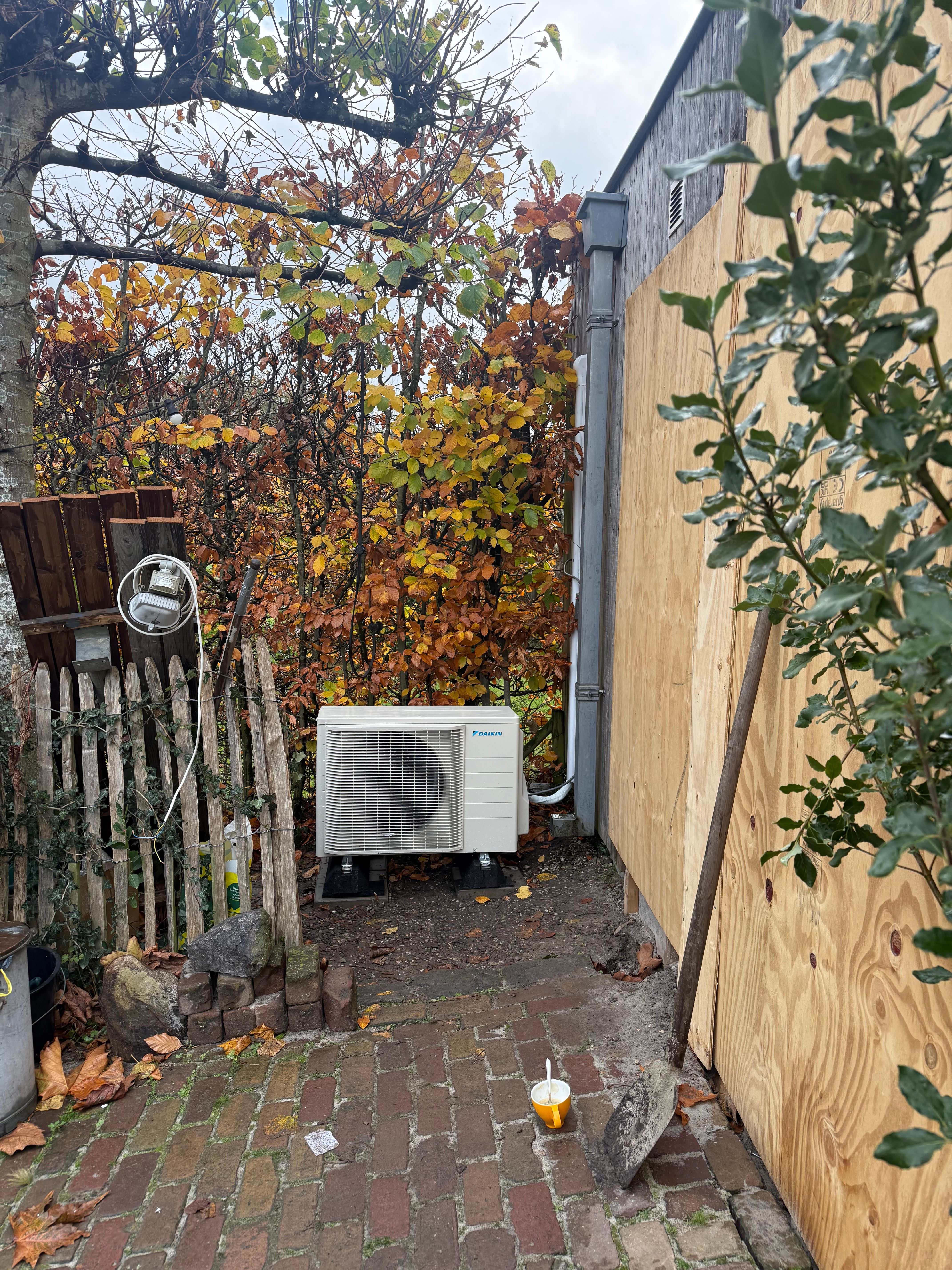 Warmtepomp installatie