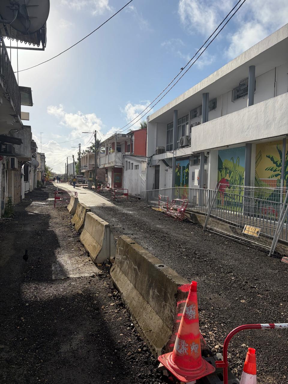 Chantier de la rue Achille René Boisneuf