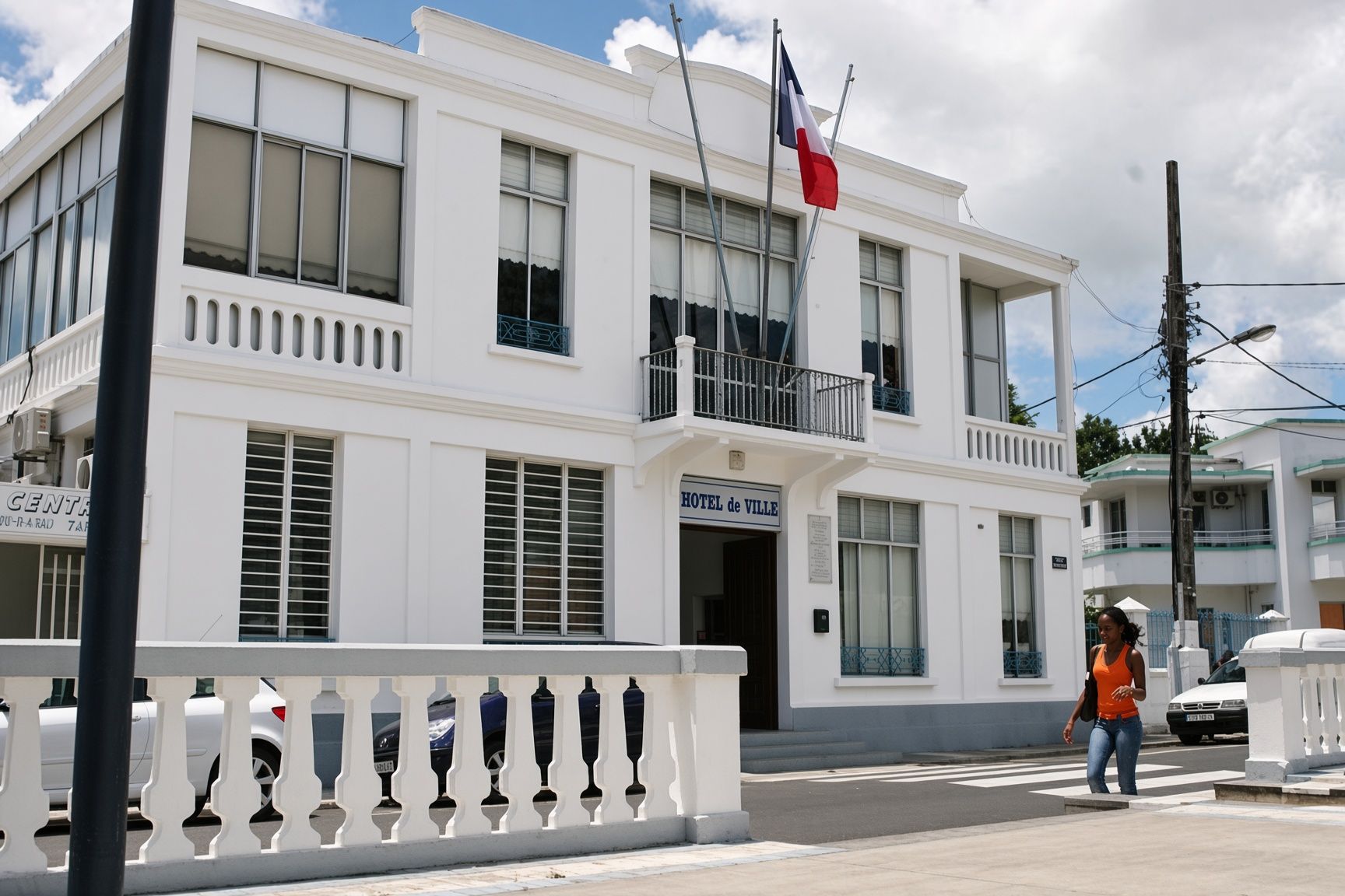 Façade de l’hôtel de ville de Morne-à-l’Eau