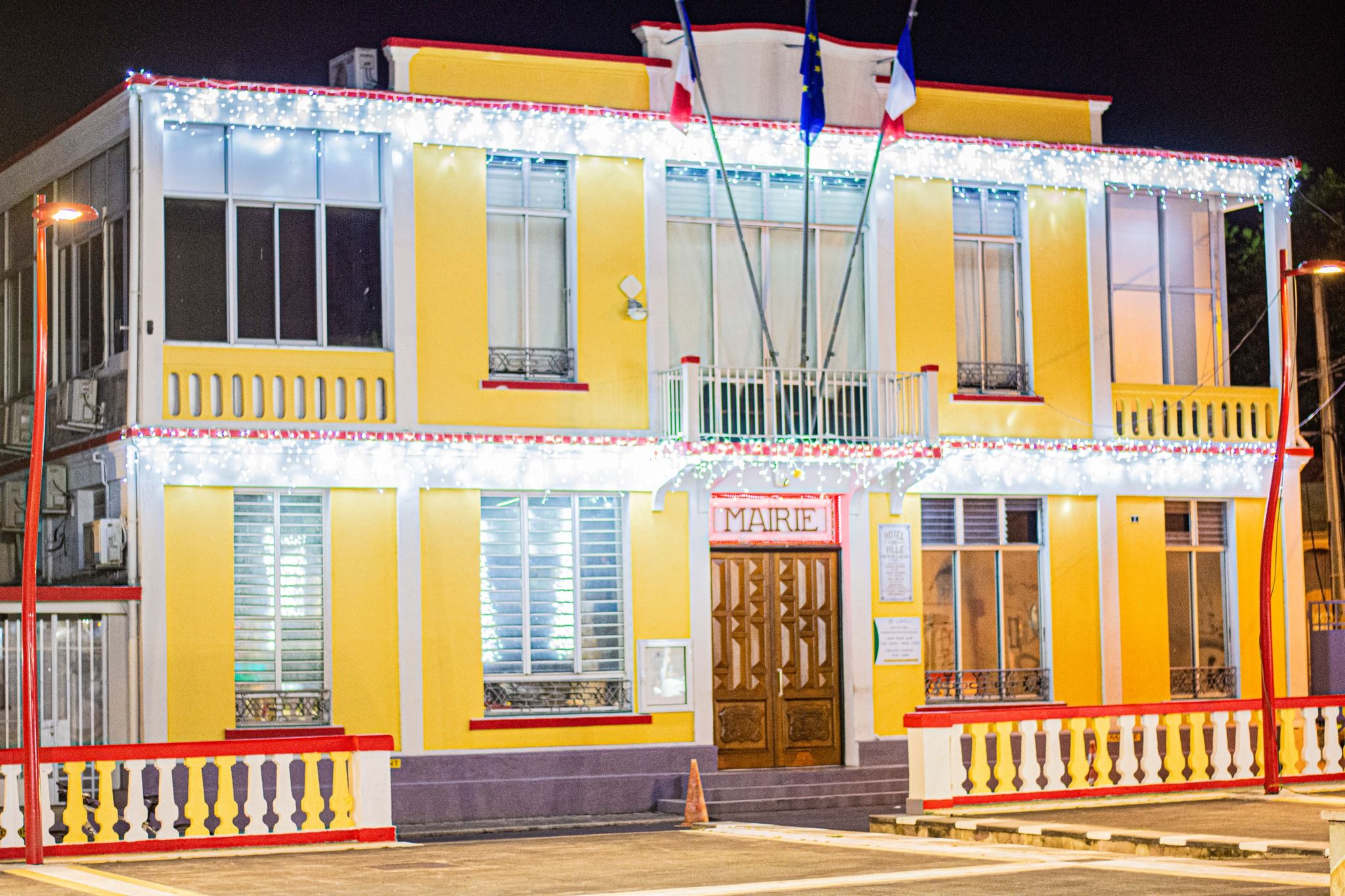 Façade de l’hôtel de ville de Morne-à-l’Eau