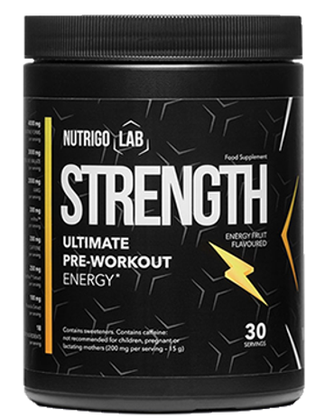 Nutrigo Lab Strength supplement packaging