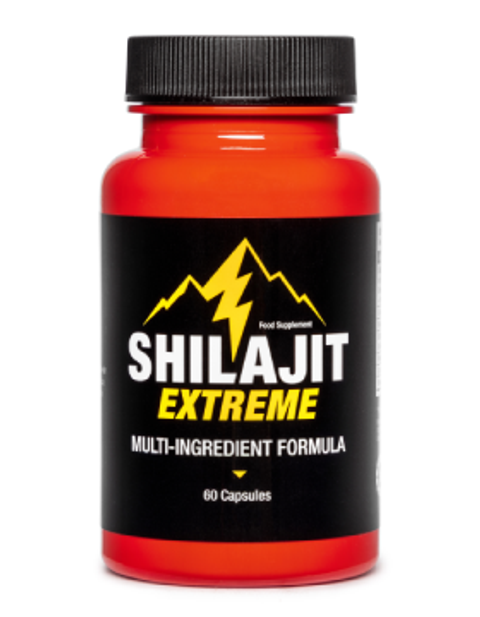 Shilajit Extreme supplement packaging