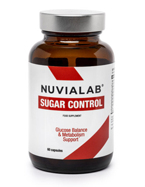 NuviaLab Sugar Control supplement packaging