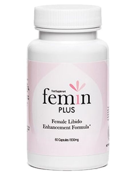 Femin Plus supplement packaging