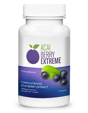 Acai Berry Extreme supplement packaging