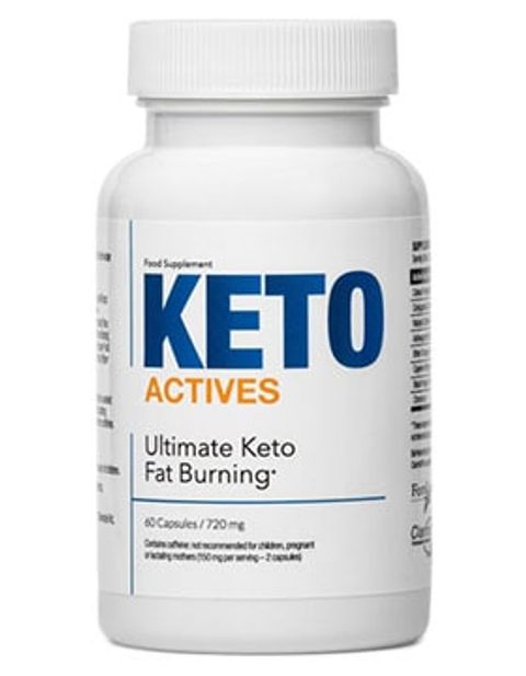 Keto Actives supplement packaging