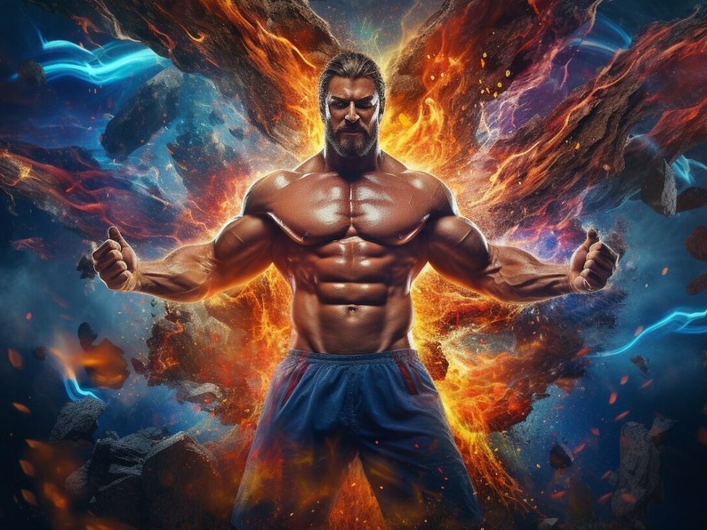 Muscle Man and The Vitamins That Boost Testosterone