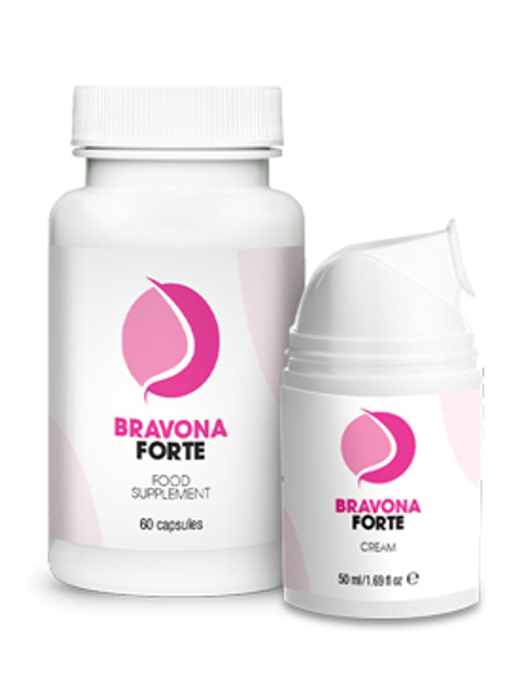 Bravona Forte supplement packaging