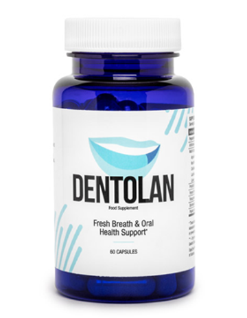 Dentolan supplement packaging