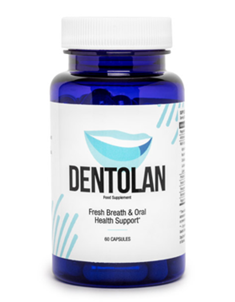 Dentolan supplement packaging