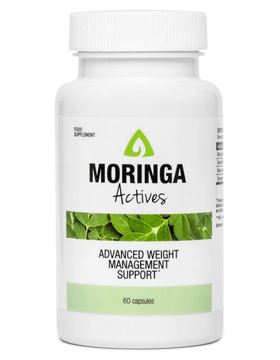 Moringa Actives supplement packaging