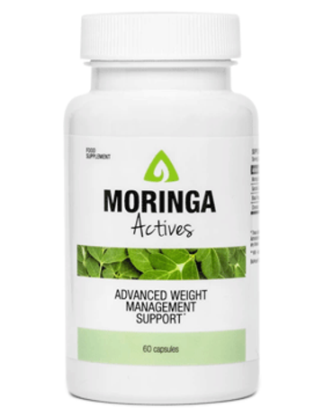 Moringa Actives supplement packaging