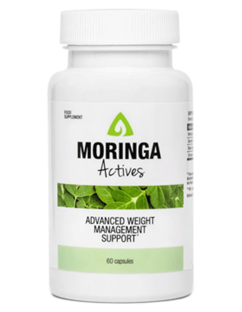 Moringa Actives supplement packaging