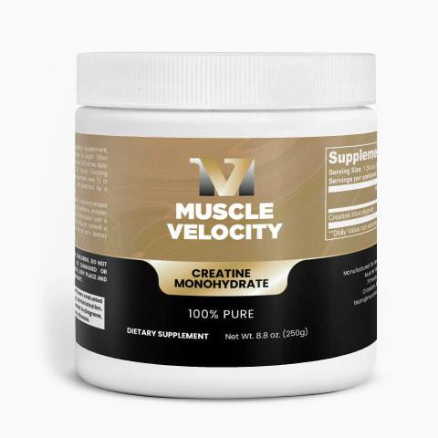 Muscle Velocity Creatine Monohydrate powder tub