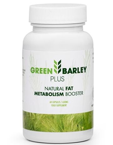 Green Barley Plus supplement packaging