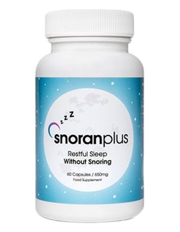 Snoran Plus supplement packaging