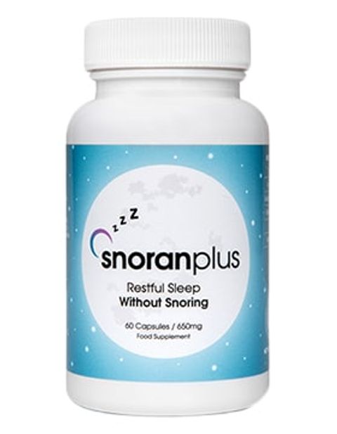 Snoran Plus supplement packaging