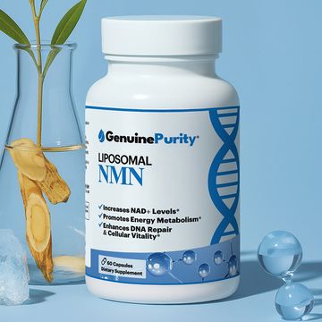 Genuine Purity Liposomal NMN supplement bottle