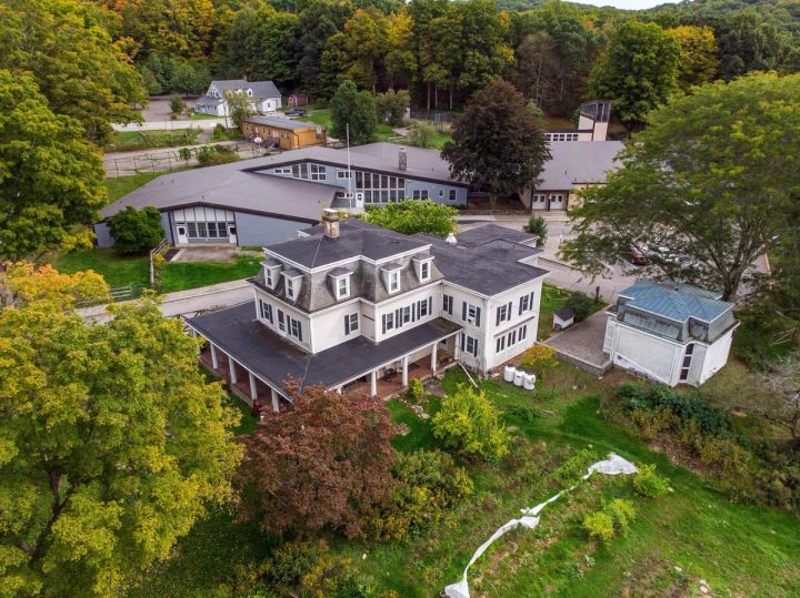 Bluestone Farm, Brewster, from the air