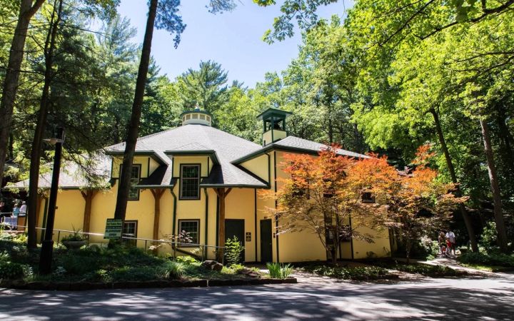 The Mount Gretna Playhouse among the trees