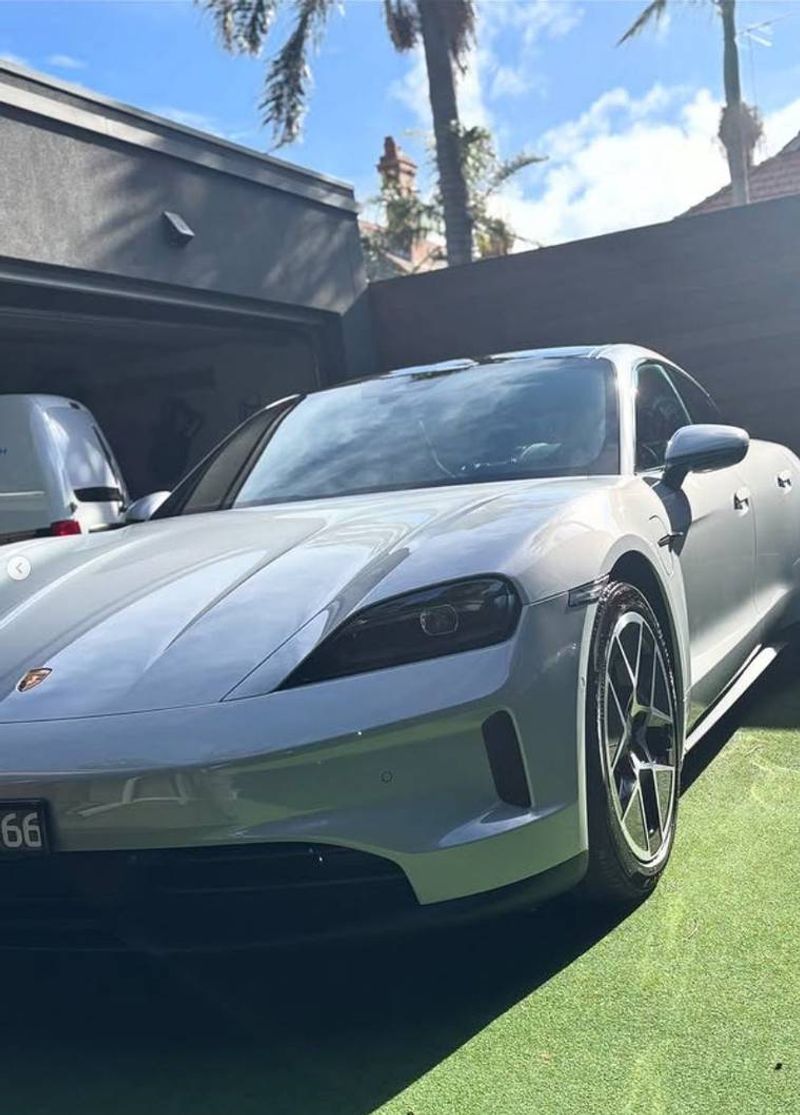 Freshly detailed Porsche in a Melbourne driveway