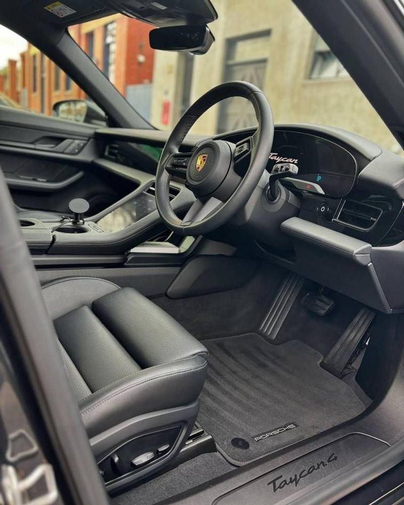 Detailed Porsche Taycan interior
