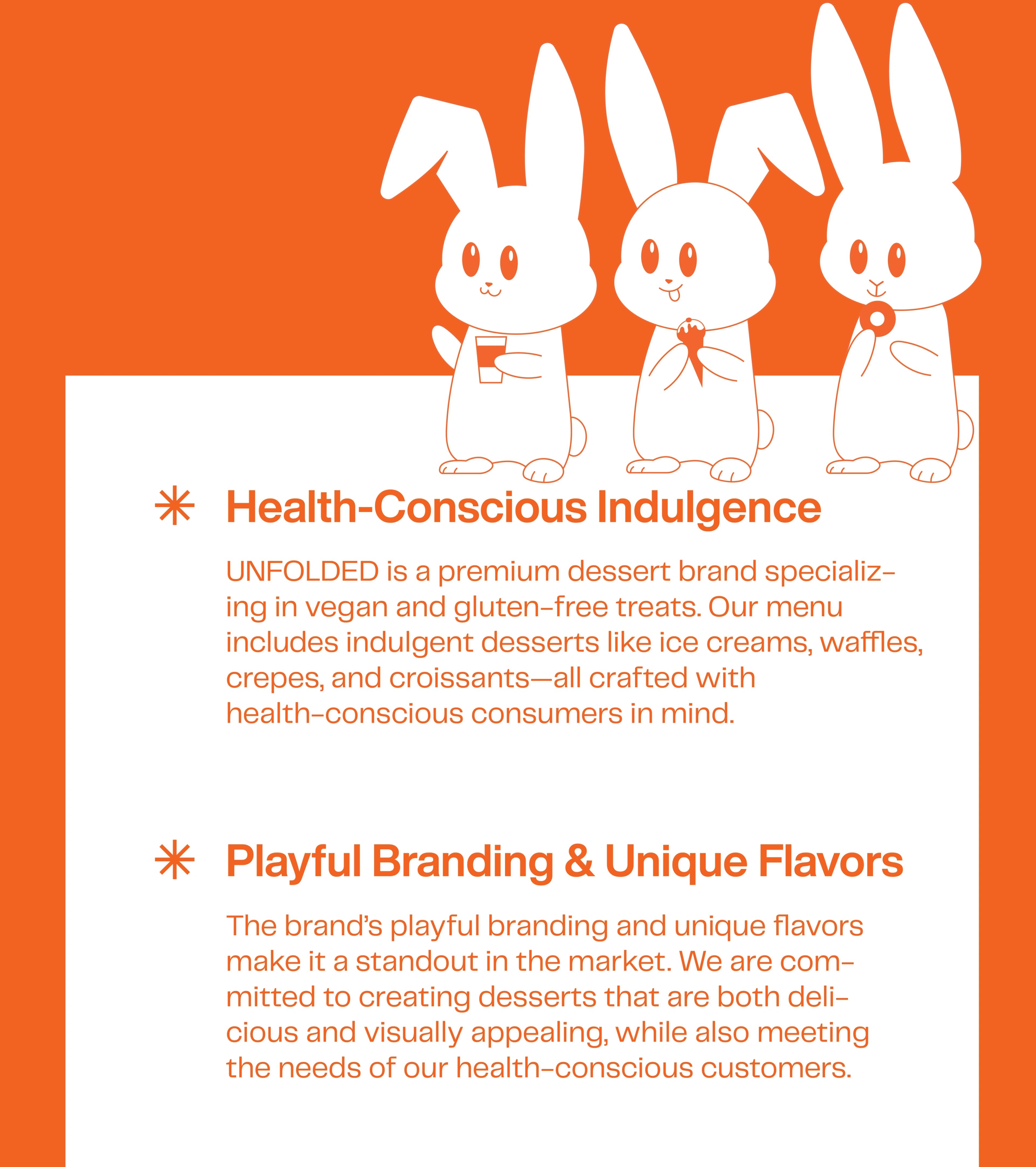 PULL identity board with two oversized bunny mascots, the wordmark and packaging