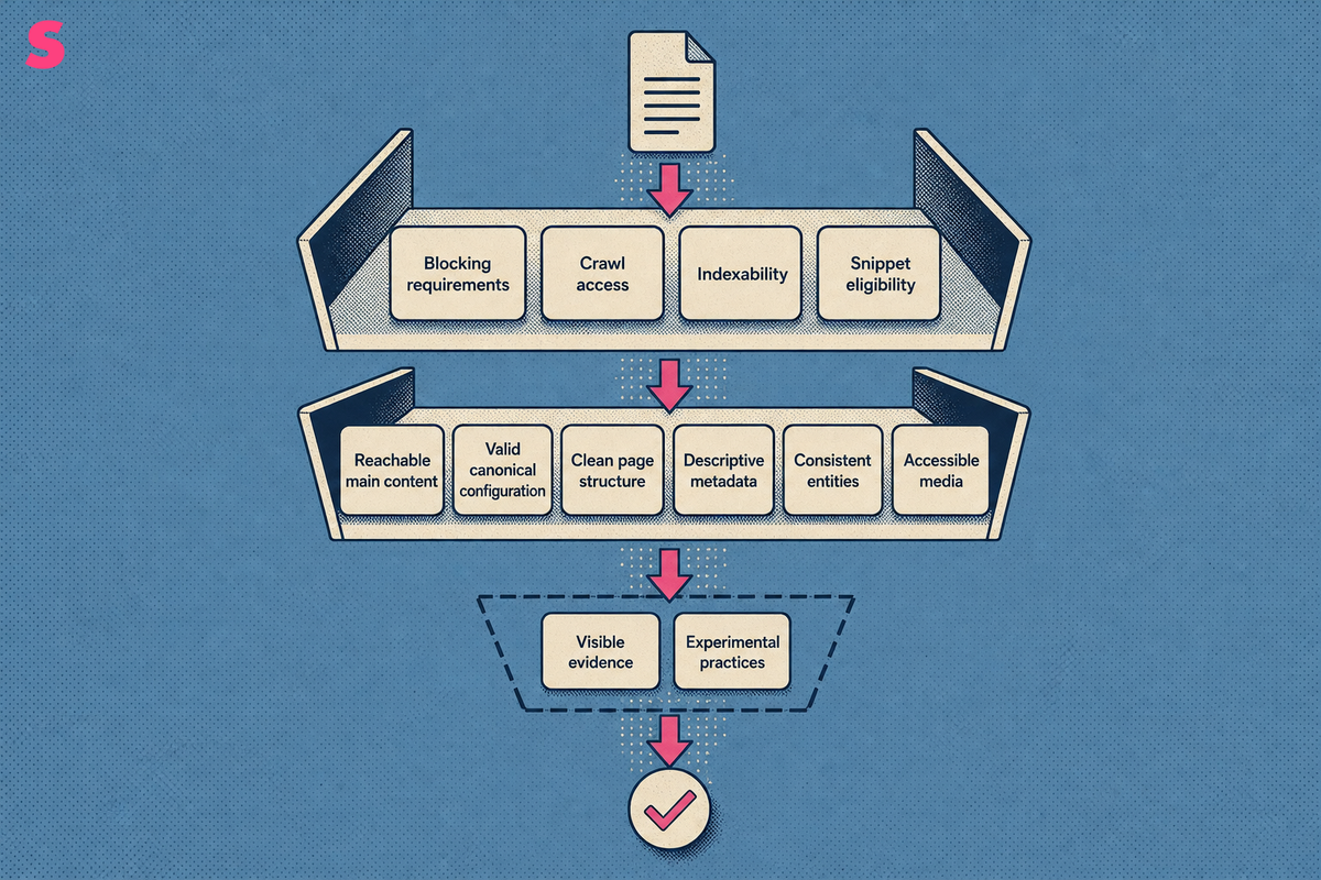 Which technical requirements decide whether an AI engine can cite a page at all?