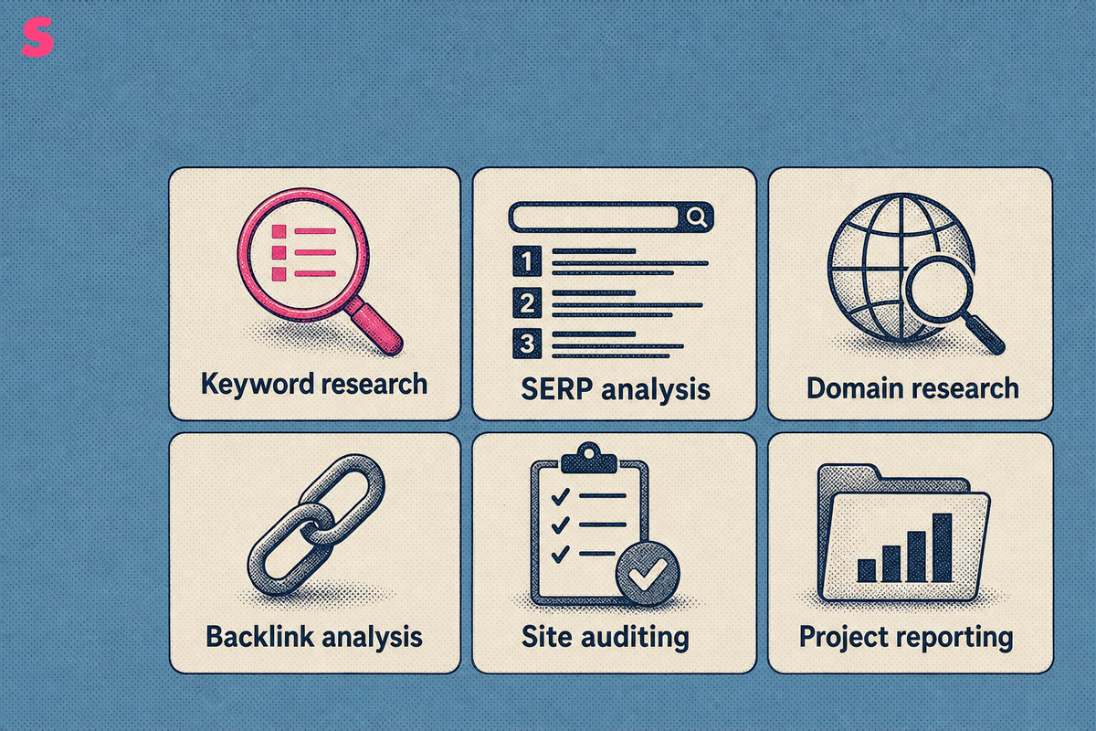 Which SEO tasks can an SEO MCP server handle?