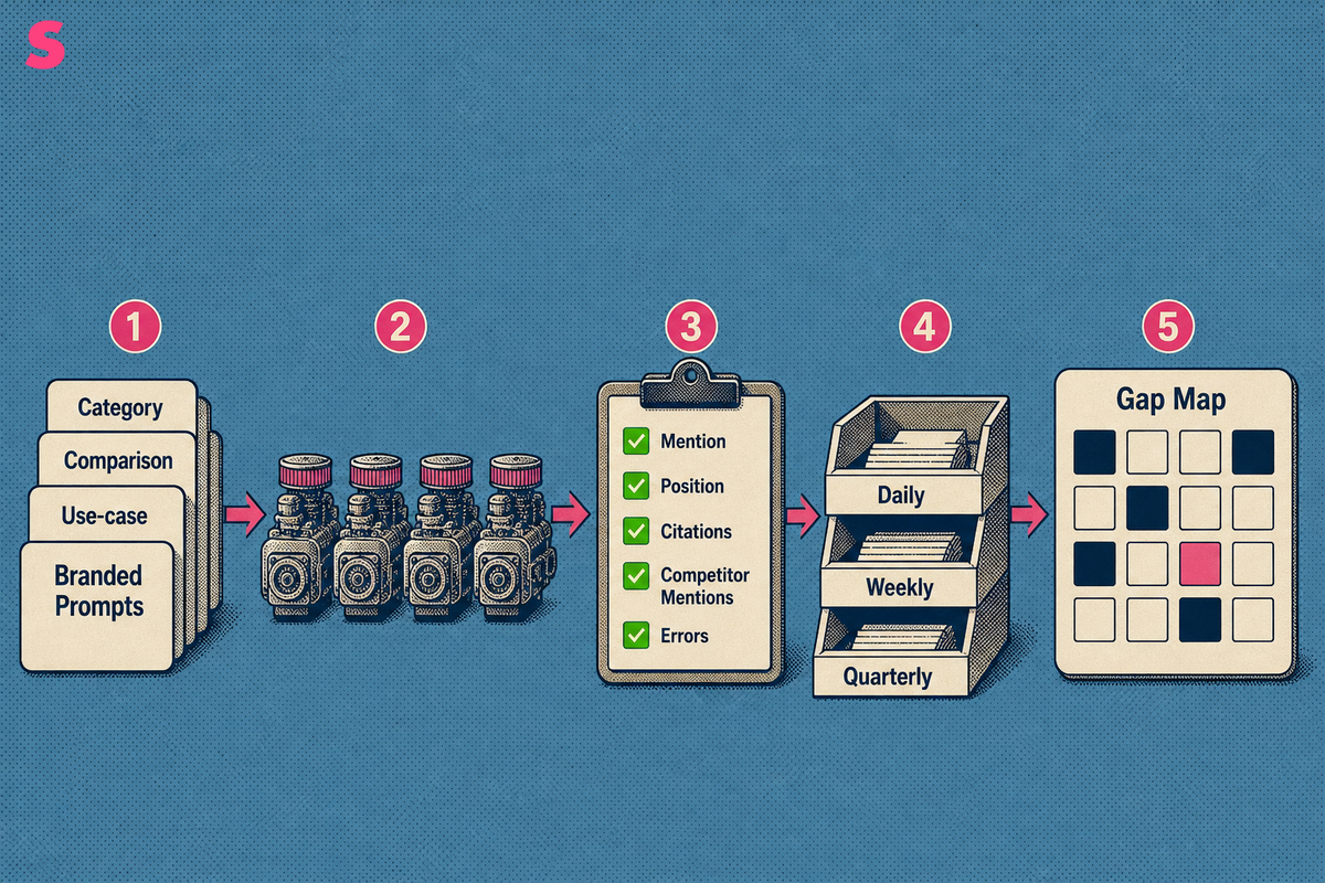 How do you audit your brand's current AEO visibility before optimizing anything?
