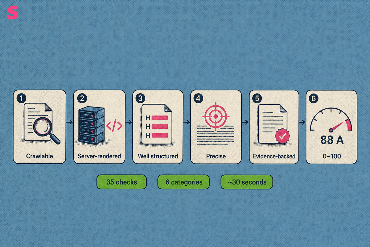 What makes a page easy for an AI engine to find, parse and trust?