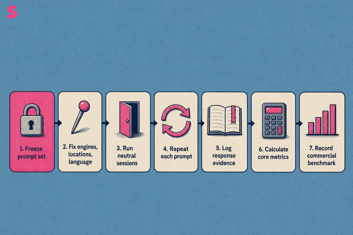 How do you baseline your AI search visibility in 7 steps?