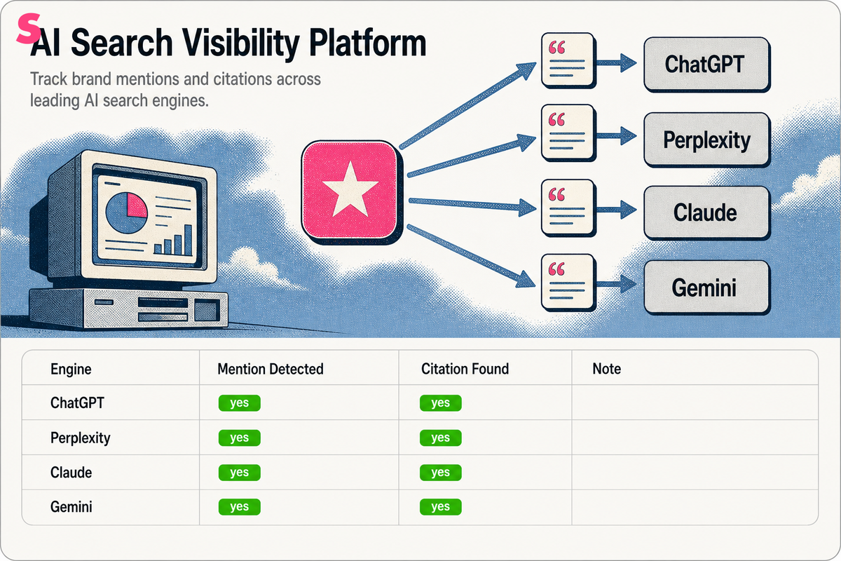 What is an AI search visibility platform?